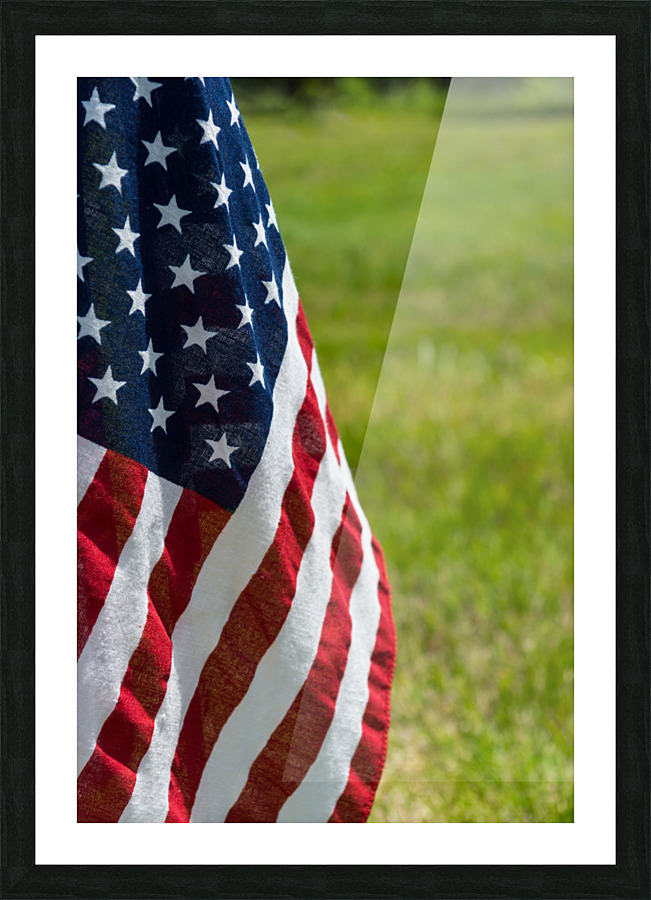 Old Glory Picture Frame print