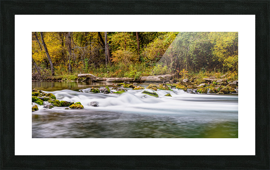 Bennett Spring Rapids Pano Picture Frame print