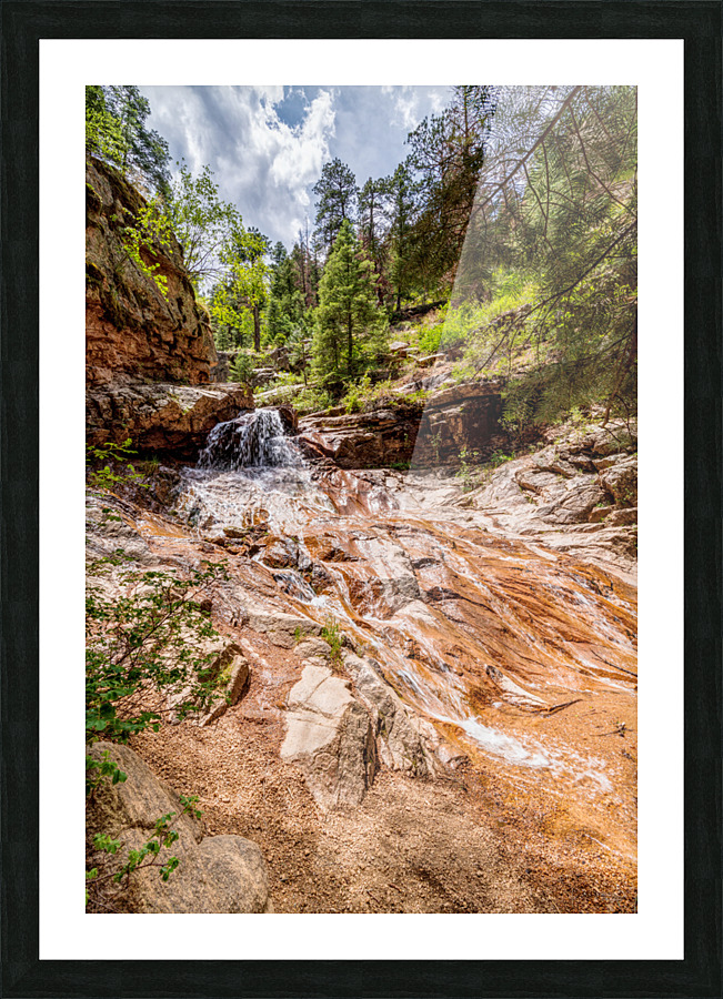Colorado Midnight Falls Picture Frame print