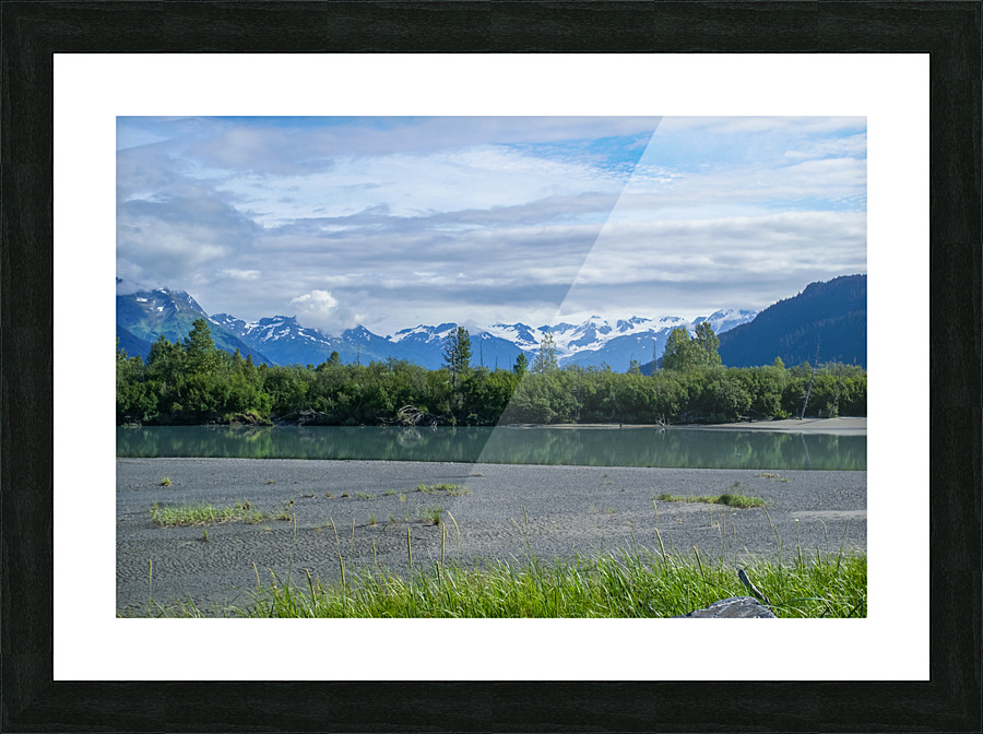 Alaska Mountainscape Picture Frame print