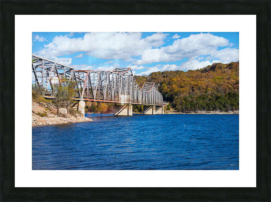Long Creek Bridge Picture Frame print