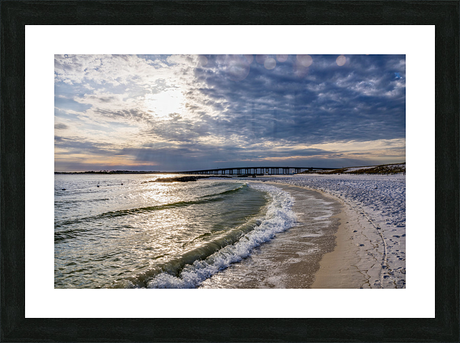 Destin Florida Evening Waves Picture Frame print