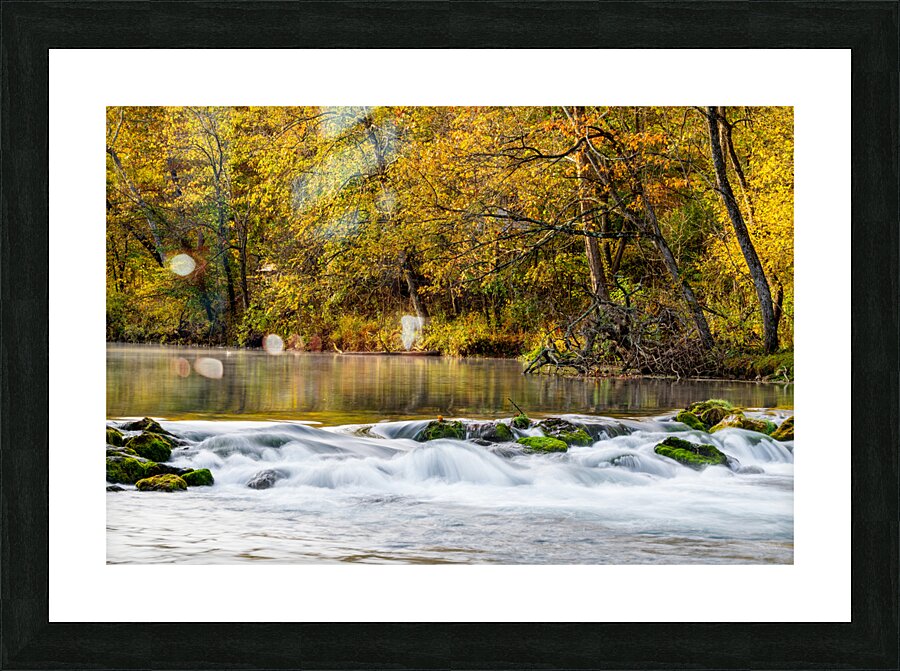 Small Cascades At Bennett Spring Picture Frame print