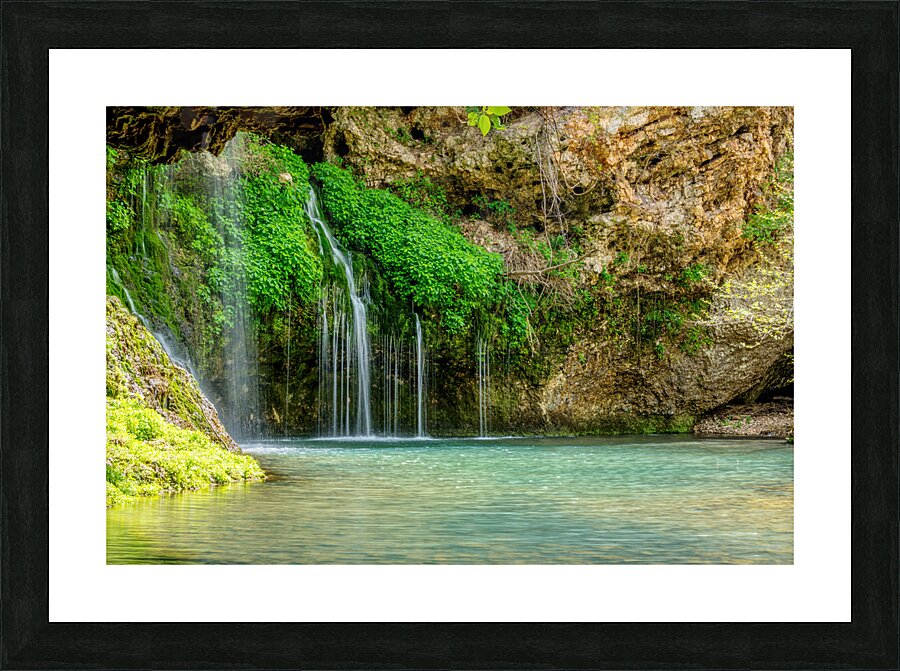 Soothing Waters At Dripping Springs Picture Frame print