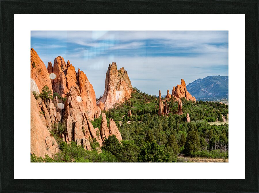 Colorado Hike View Of Cathedral Spires Picture Frame print