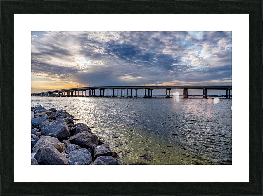 Destin Florida Bridges Evening Picture Frame print