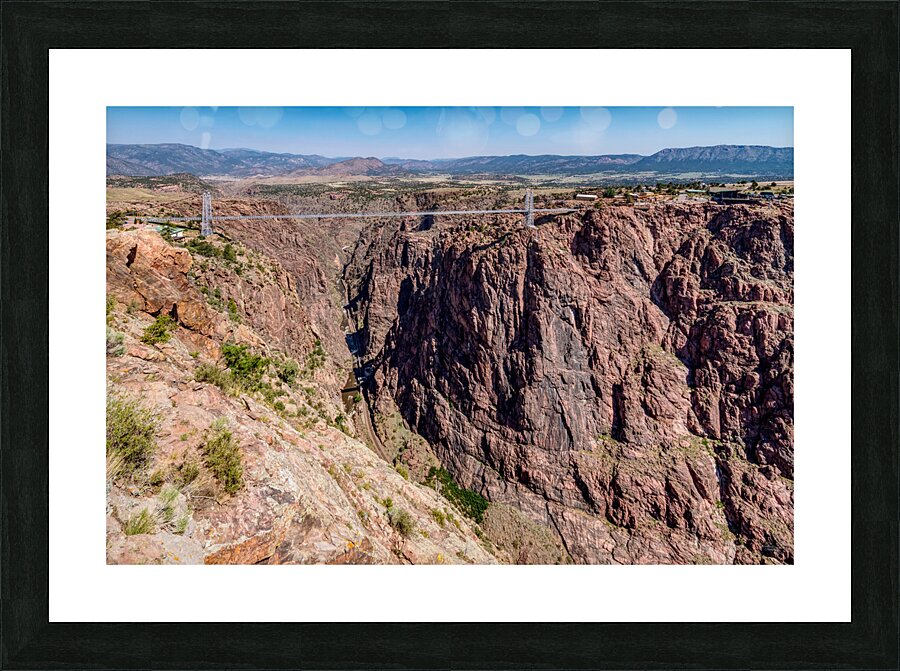 The Royal Gorge Picture Frame print