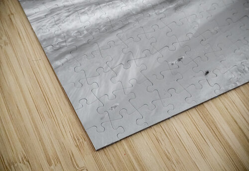 Rolling Waves Navarre Beach Pier Grayscale Jennifer White puzzle