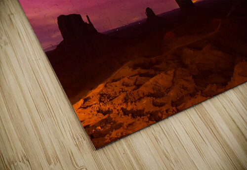 Monument Valley Northern Lights Jennifer White puzzle