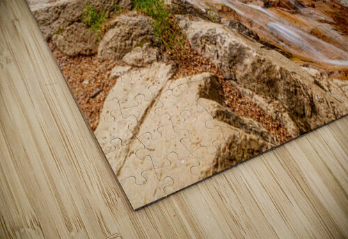 Flowing Midnight Falls Waterfall Jennifer White puzzle
