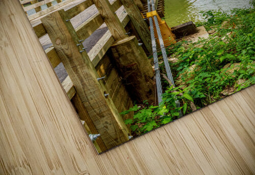 Yellow Beaver Bridge Vertical Jennifer White puzzle