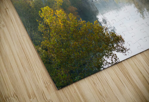 Fog At Big Piney River Jennifer White puzzle
