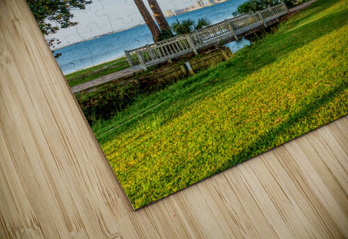 Navarre Beach Through Pine Trees Jennifer White puzzle