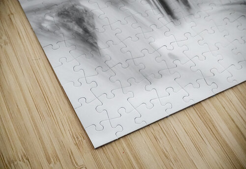 Cascading Waterfalls Grayscale Jennifer White puzzle