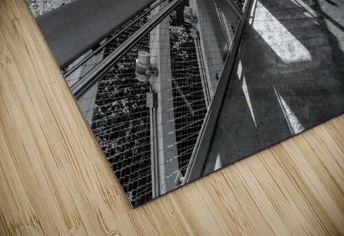 Omaha Farnam Pier Evening Sunburst Grayscale Jennifer White puzzle