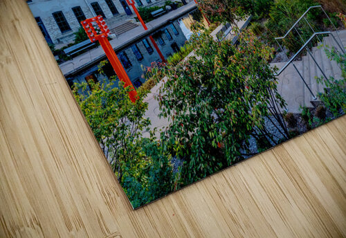 Contrails Over Gene Leahy Mall Park Jennifer White puzzle
