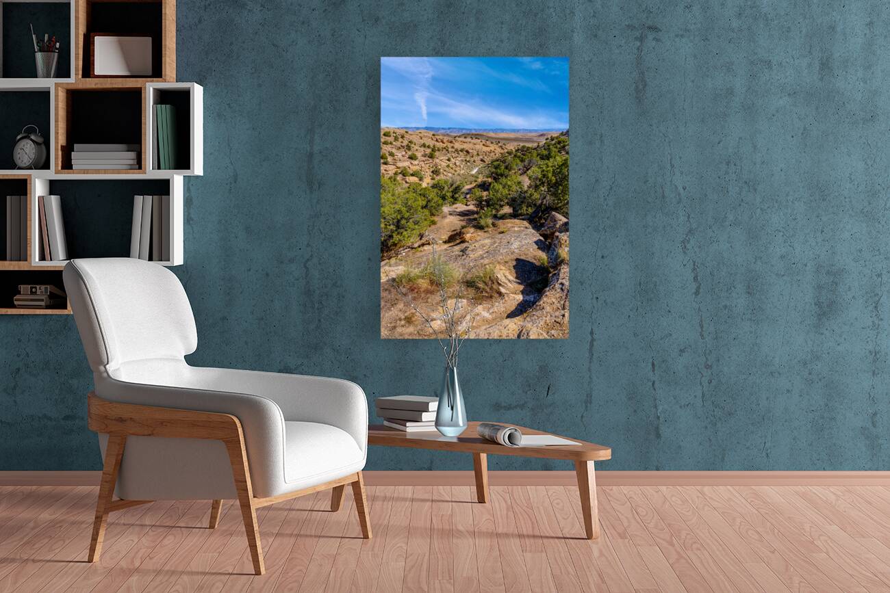 Harleys Dome Valley View Vertical Reproduction