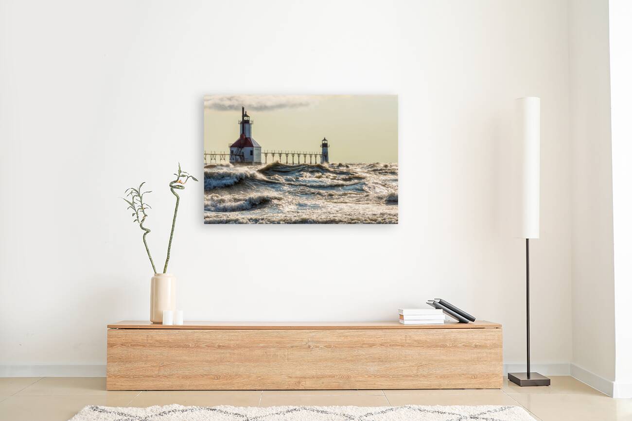 Golden Moment St Joseph Lighthouse Reproduction