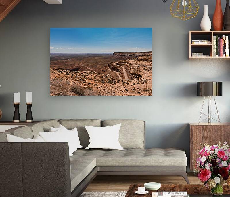 Moki Dugway Switchback Road Valley View Reproduction