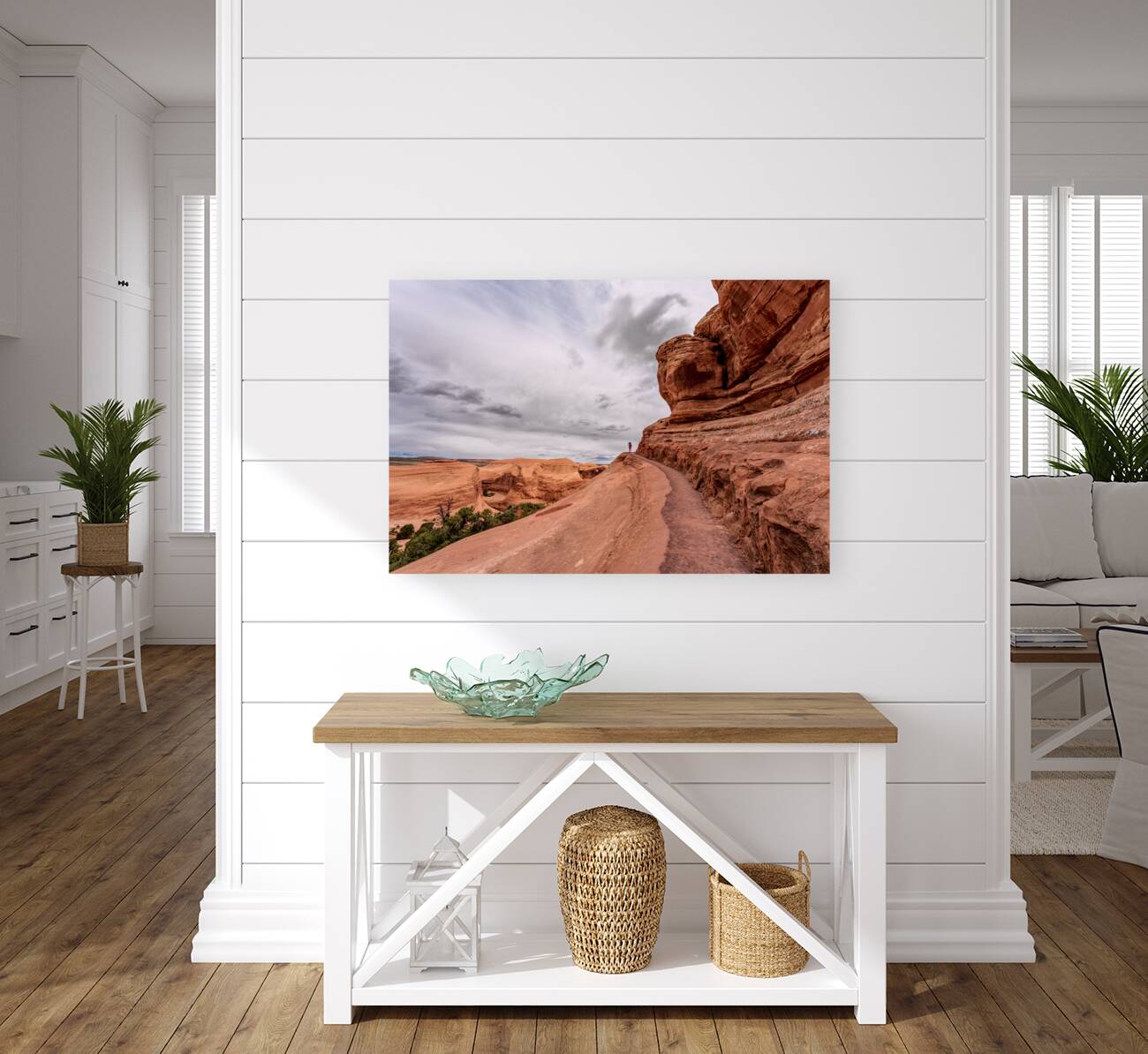 Narrow Path To Delicate Arch Reproduction