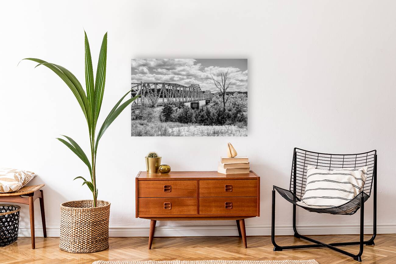 Kimberling City Bridge Missouri Grayscale Reproduction