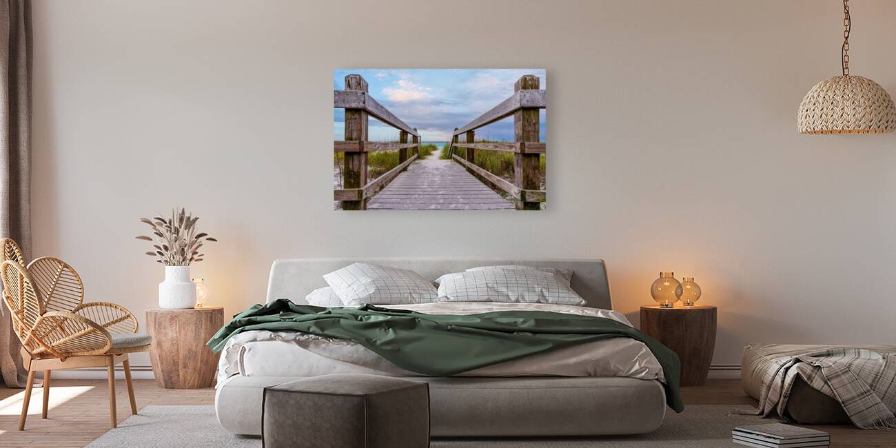 Boardwalk To Beach Paradise Reproduction