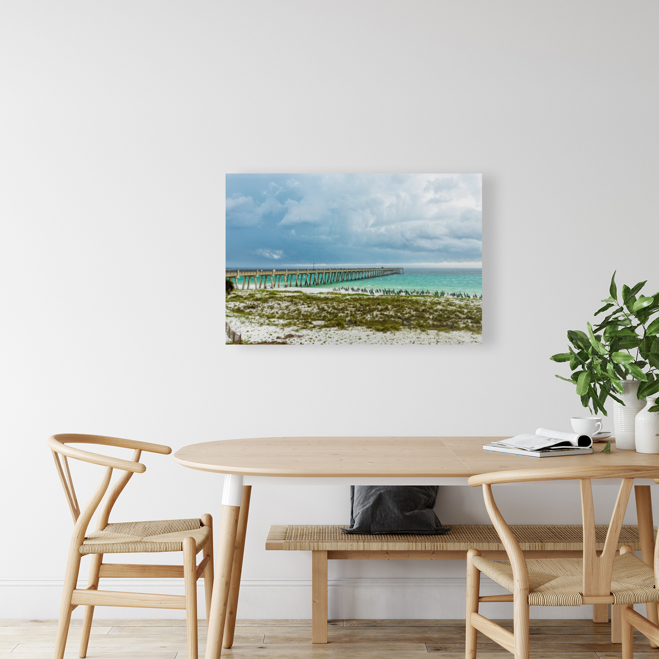 Storm Clouds Over Navarre Beach Reproduction