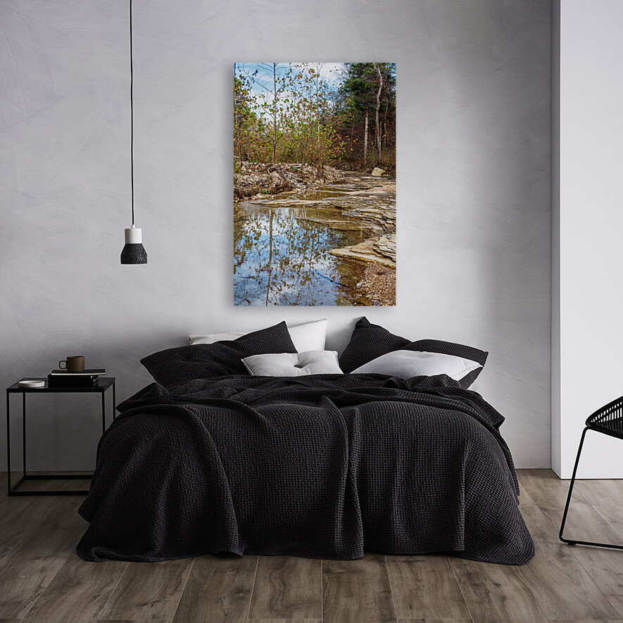 Roark Creek Fall Reflections Reproduction