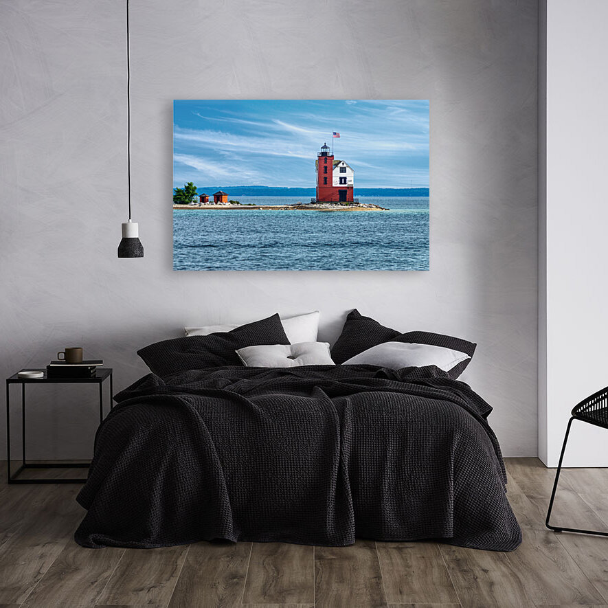 Mackinac Round Island Lighthouse Reproduction