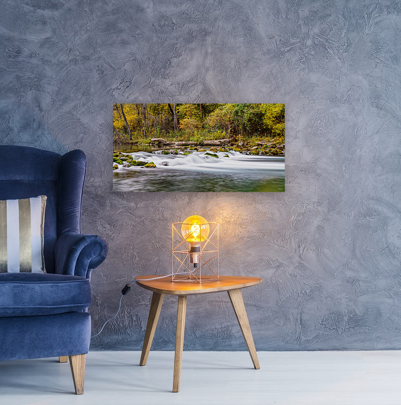 Bennett Spring Rapids Pano Reproduction