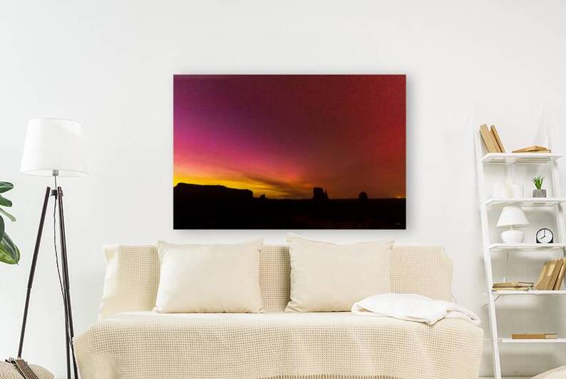 Arizona Monument Valley Northern Lights by Jennifer White