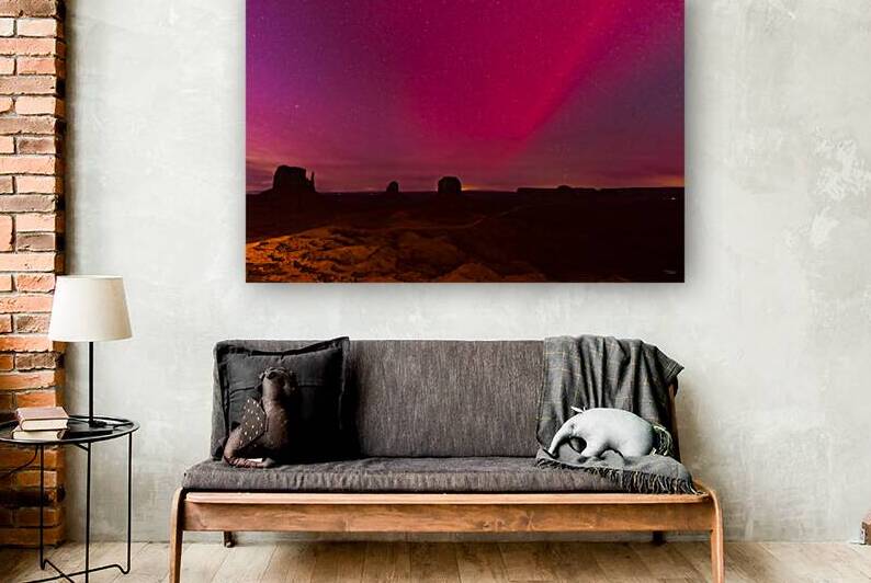 Monument Valley Northern Lights by Jennifer White