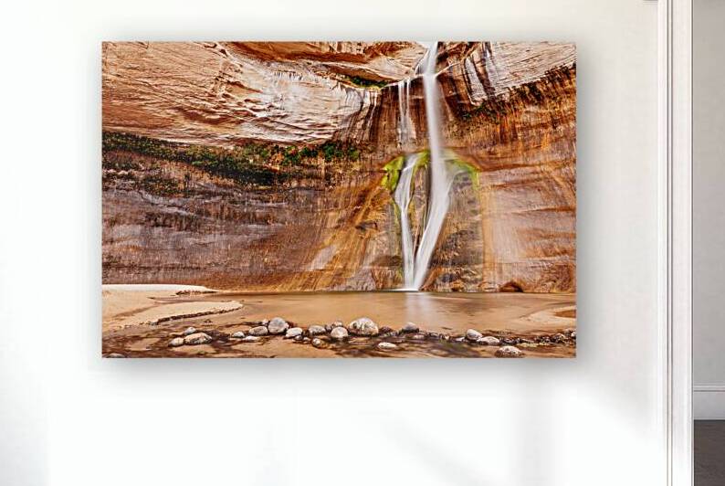 Lower Calf Creek Majestic Waterfall by Jennifer White