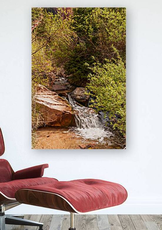 Flowing Kanarra Creek Falls by Jennifer White