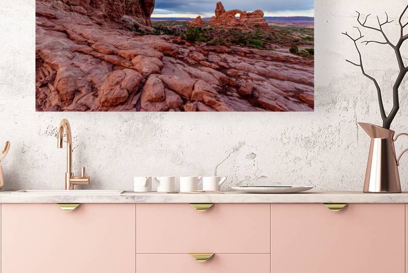 Turret Arch Sky Awakens In Arches by Jennifer White