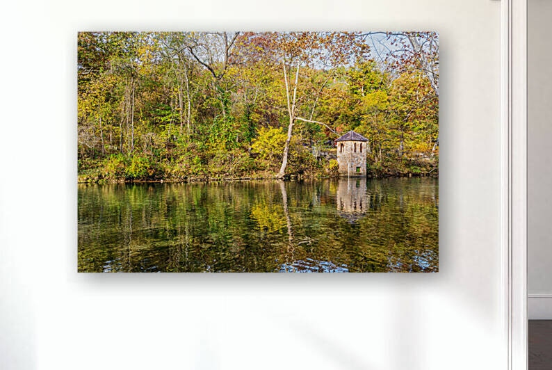 Bennett Spring Gauge House Fall by Jennifer White