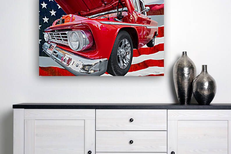 62 Chevy C10 Red Reproduction