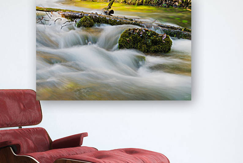 Mossy Rocks And Cascades by Jennifer White