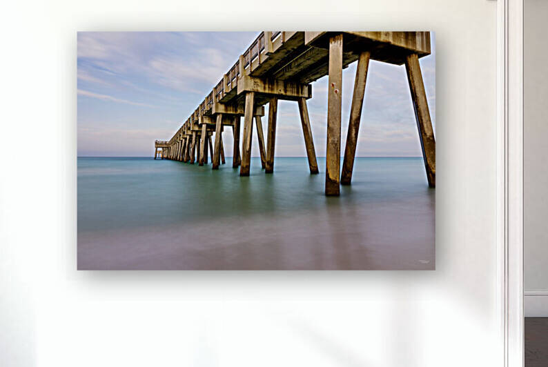 Panama City Beach Pier Florida Tranquility by Jennifer White
