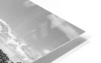Utah Ghost Rock Over Junipers Grayscale HD Metal print