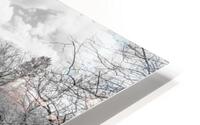 Lampe Waterfalls Over A Road Grayscale HD Metal print
