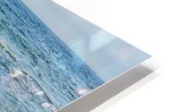 Wave Splashes Perdido Jetty HD Metal print