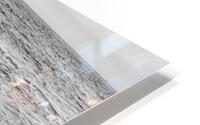 Wave Splashes Perdido Jetty Grayscale HD Metal print
