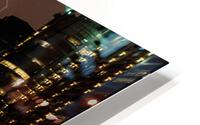 Chicago River Lightning Storm HD Metal print