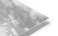 Two Oil Pumpjacks Grayscale HD Metal print