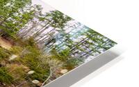 Cloudy Spring Day By The Bluff HD Metal print
