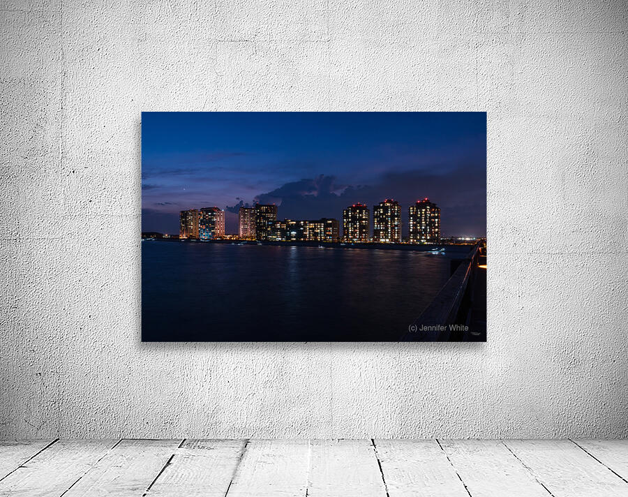Navarre Beach Skyline Night Wall Preview