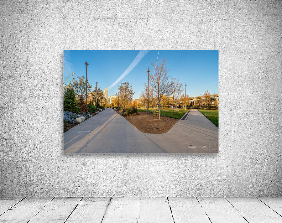 Omaha Riverfront Park Sidewalk Split Wall Preview
