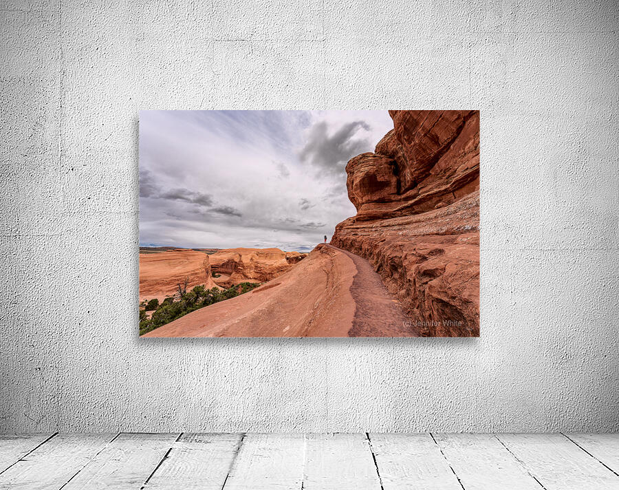 Narrow Path To Delicate Arch Wall Preview