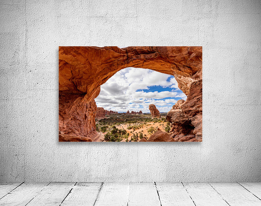 View From Under Double Arch Wall Preview